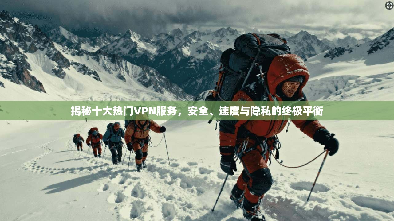 揭秘十大热门VPN服务，安全、速度与隐私的终极平衡