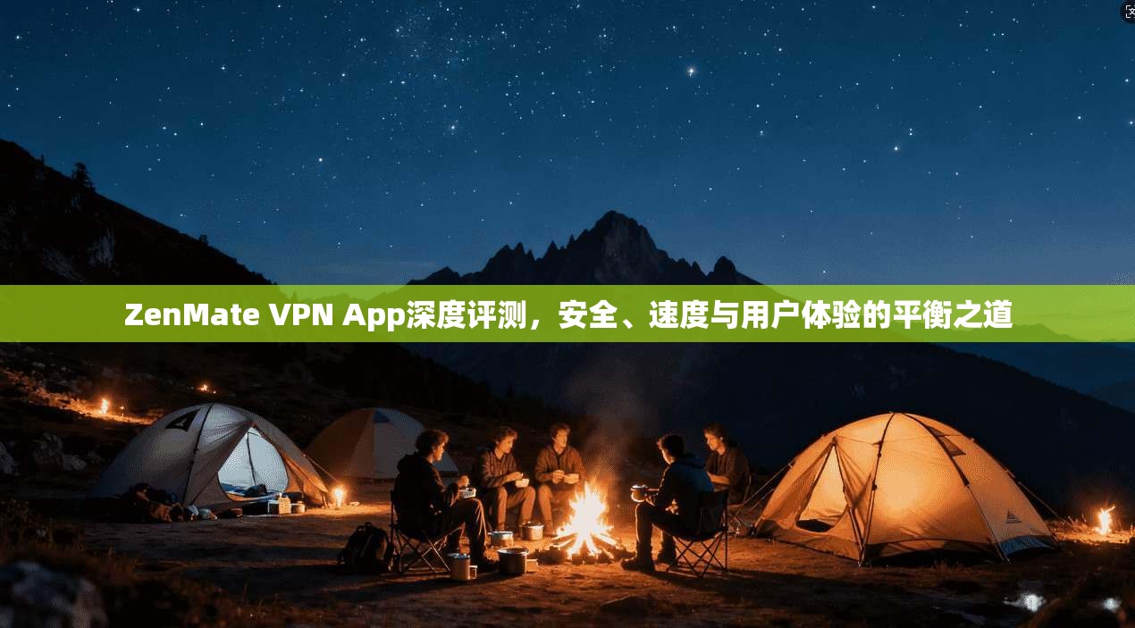 ZenMate VPN App深度评测,安全、速度与用户体验的平衡之道 ZenMate VPN App深度评测,安全、速度与用户体验的平衡之道