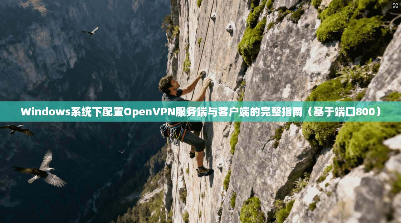 Windows系统下配置OpenVPN服务端与客户端的完整指南(基于端口800) Windows系统下配置OpenVPN服务端与客户端的完整指南(基于端口800)