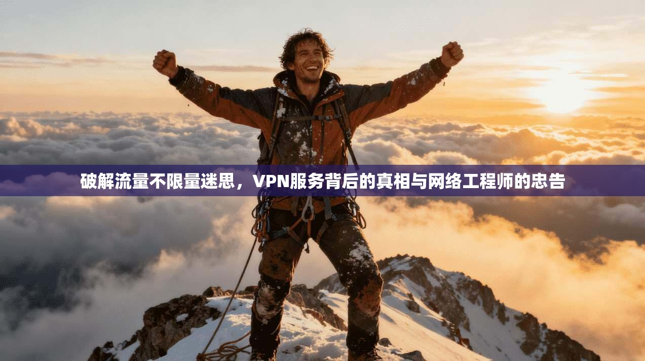 破解流量不限量迷思,VPN服务背后的真相与网络工程师的忠告 破解流量不限量迷思,VPN服务背后的真相与网络工程师的忠告