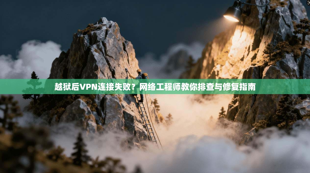 越狱后VPN连接失败？网络工程师教你排查与修复指南