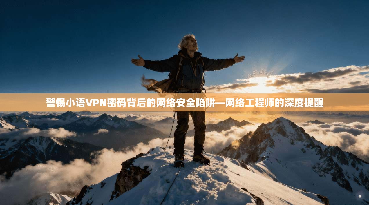 警惕小语VPN密码背后的网络安全陷阱—网络工程师的深度提醒 警惕小语VPN密码背后的网络安全陷阱—网络工程师的深度提醒