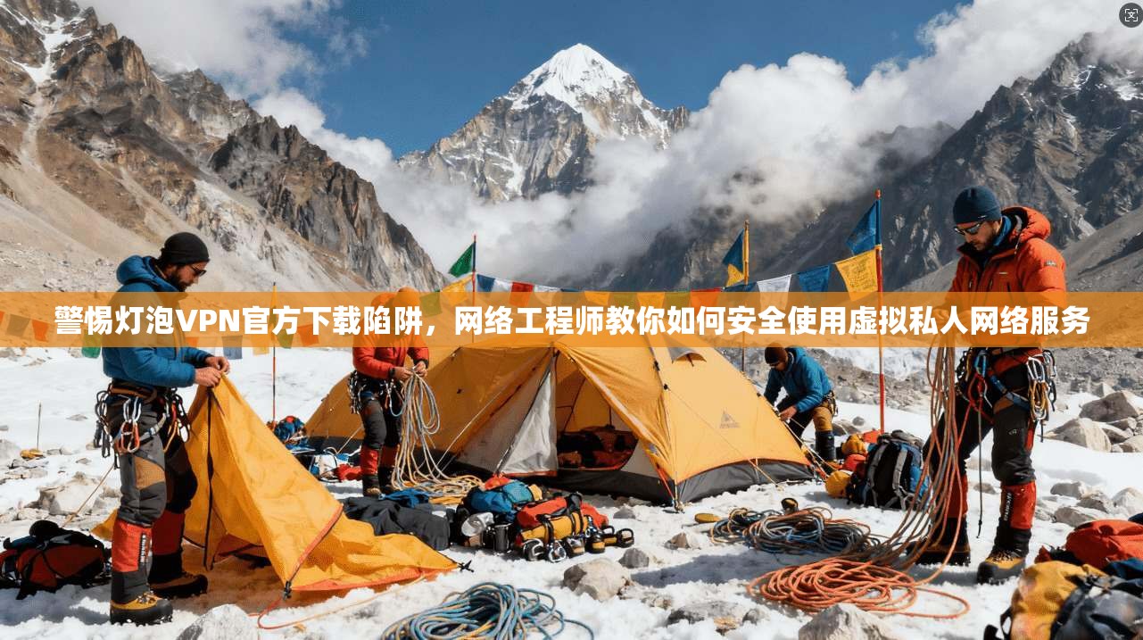 警惕灯泡VPN官方下载陷阱，网络工程师教你如何安全使用虚拟私人网络服务