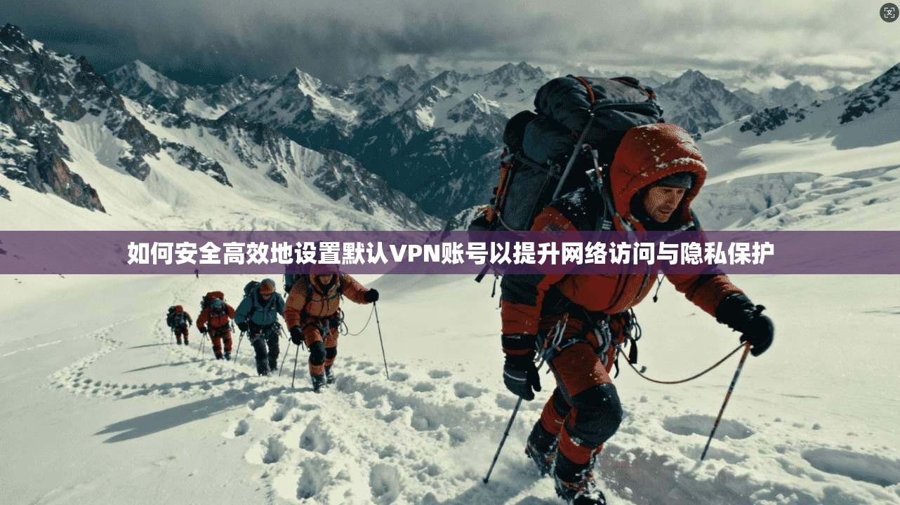如何安全高效地设置默认VPN账号以提升网络访问与隐私保护 如何安全高效地设置默认VPN账号以提升网络访问与隐私保护