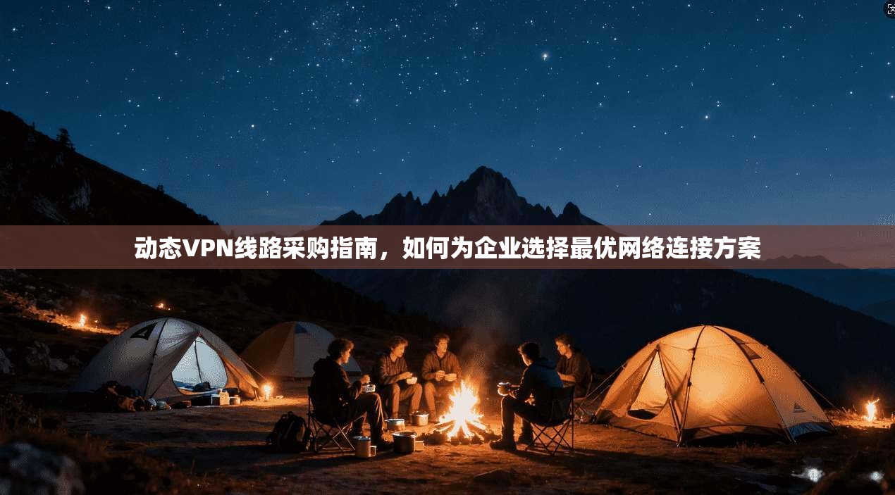 动态VPN线路采购指南，如何为企业选择最优网络连接方案