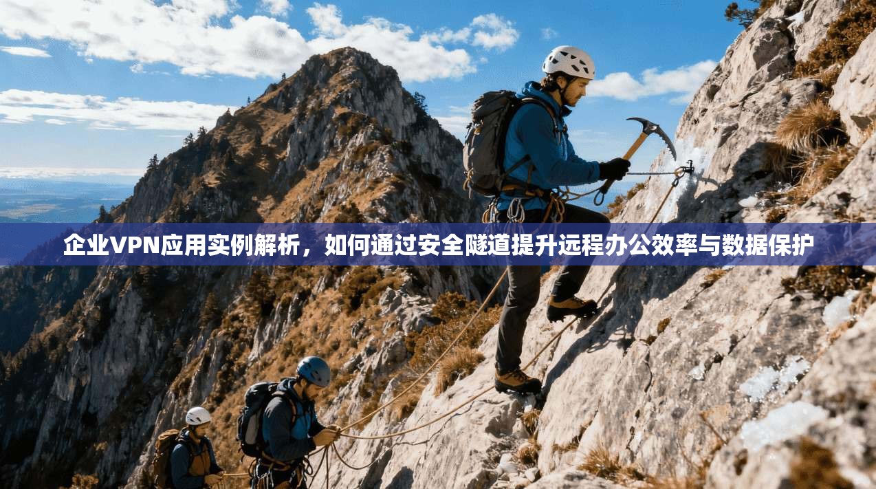 企业VPN应用实例解析，如何通过安全隧道提升远程办公效率与数据保护